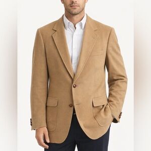 100% Pure Wool Haggar Imperial Vintage Camel Blazer | Made in USA | Size 42